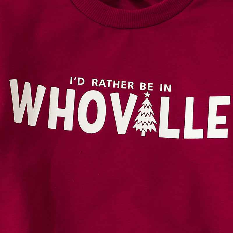 Toddler Christmas T-Shirt – Letter Print Long Sleeve Pullover Sweatshirt