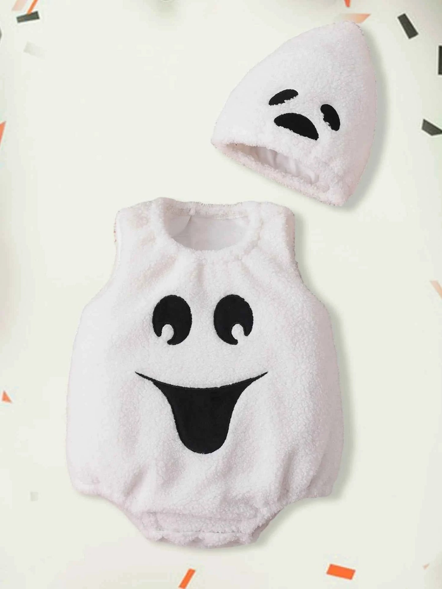 Pumpkin Spider Halloween Costume Jumpsuit with Headband – Infant & Toddler Outfit
