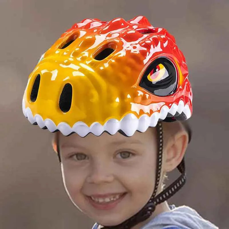 Toddler Bike Helmet Dinosaur Design – Kids Multi-Sport Protective Helmet for Bicycle, Scooter, and Skate