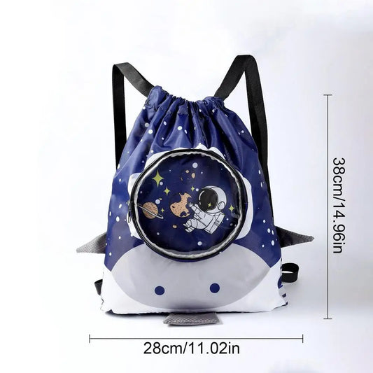 Kids Outdoor Swimming Beach Backpack – Waterproof Sports Bag with Dry and Wet Compartments - Haven's Heaven Boutique