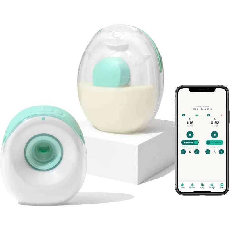 Hands-Free Wearable Breast Pump – Portable Electric Cordless Pump with 9 Suction Levels