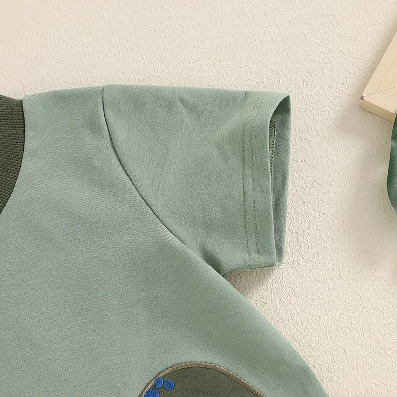 Dino Dash Summer Shorts Set (3-6Y)