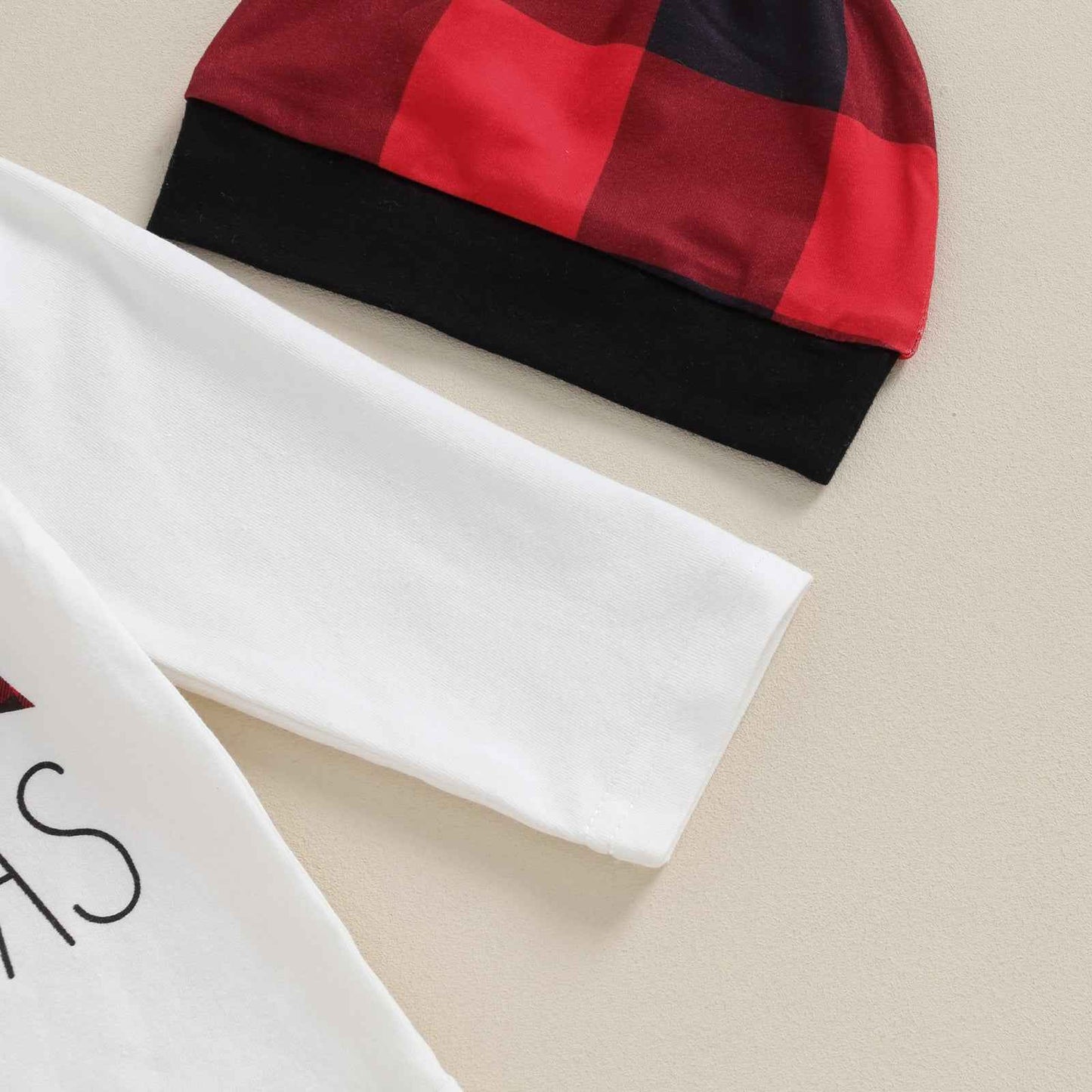 My First Christmas Baby Outfit – 3PCS Romper Set (0–12M)