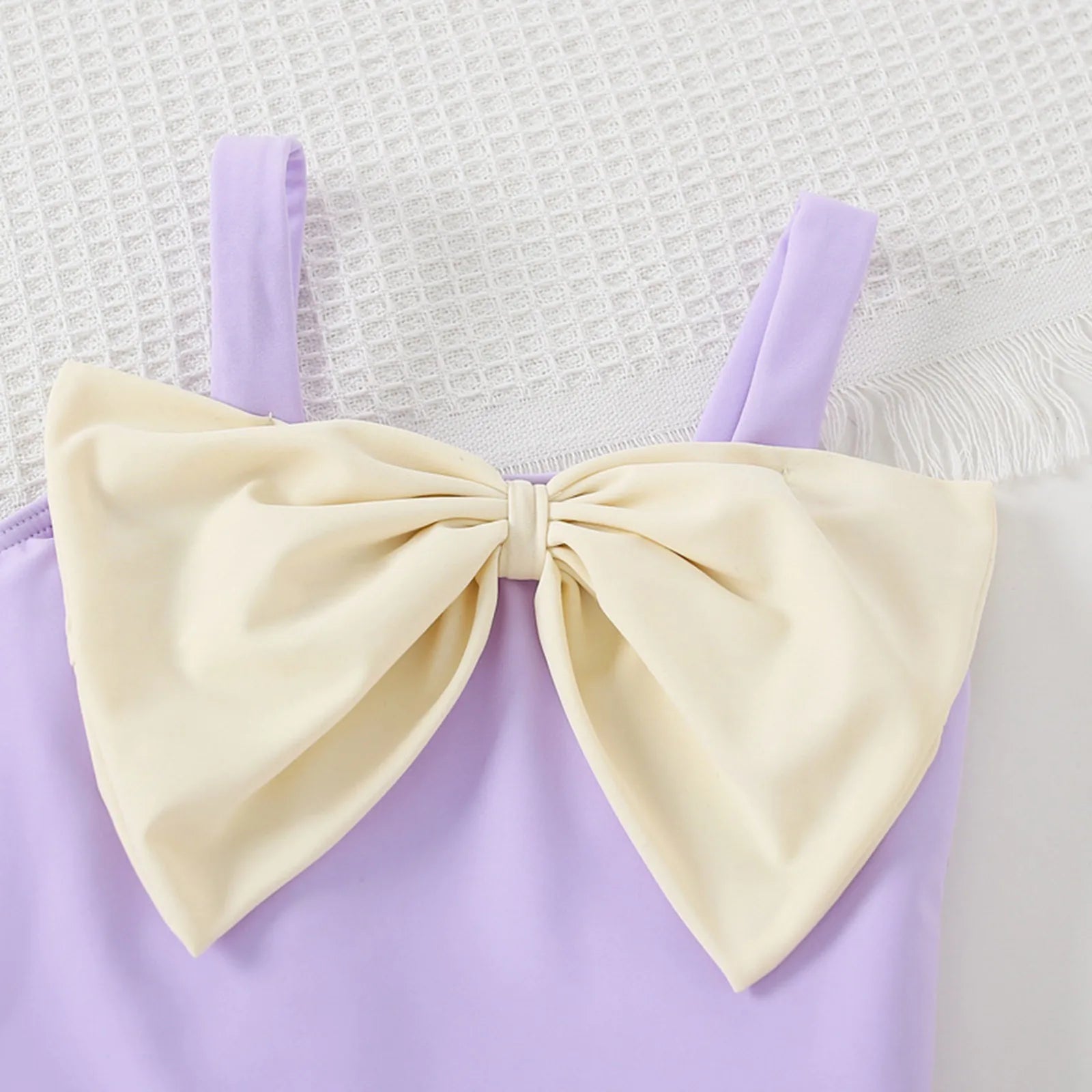 Cute Baby Girl Swimsuit Set – Toddler Bathing Suit with Hat - Haven's Heaven Boutique