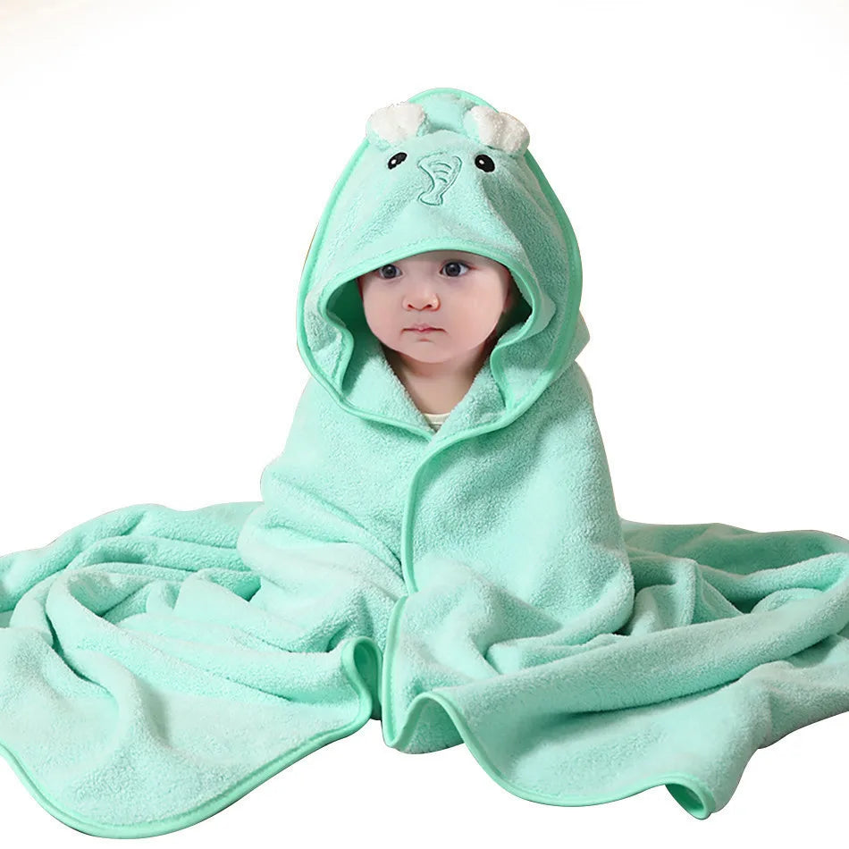 Soft Absorbent Baby Towel & Swaddle – Multi-Use Blanket for Newborns