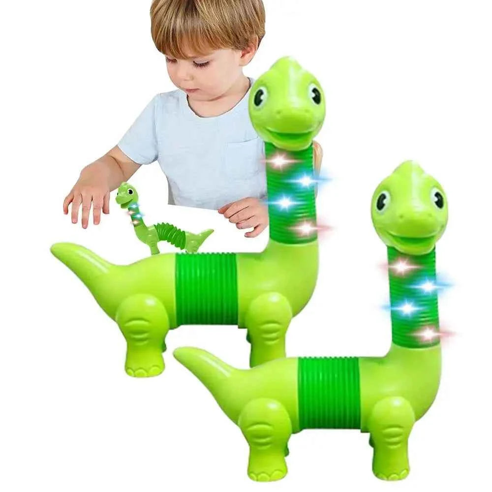 Animal Pop Tube Fidget Toys – Set of 2 Telescopic Sensory Toys