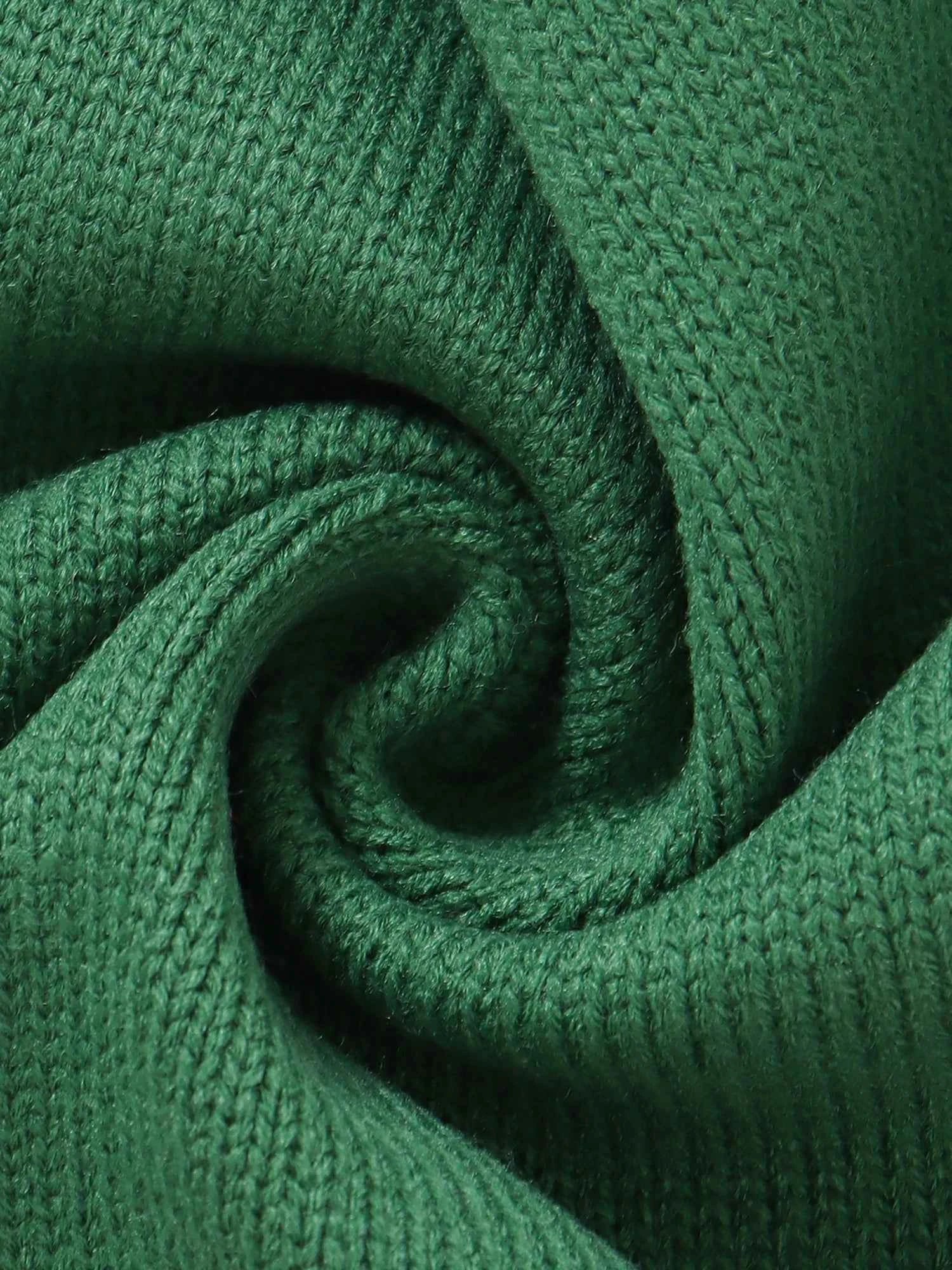 Kids Christmas Sweater – Long Sleeve Crew Neck Santa Claus & Elk Winter Sweater