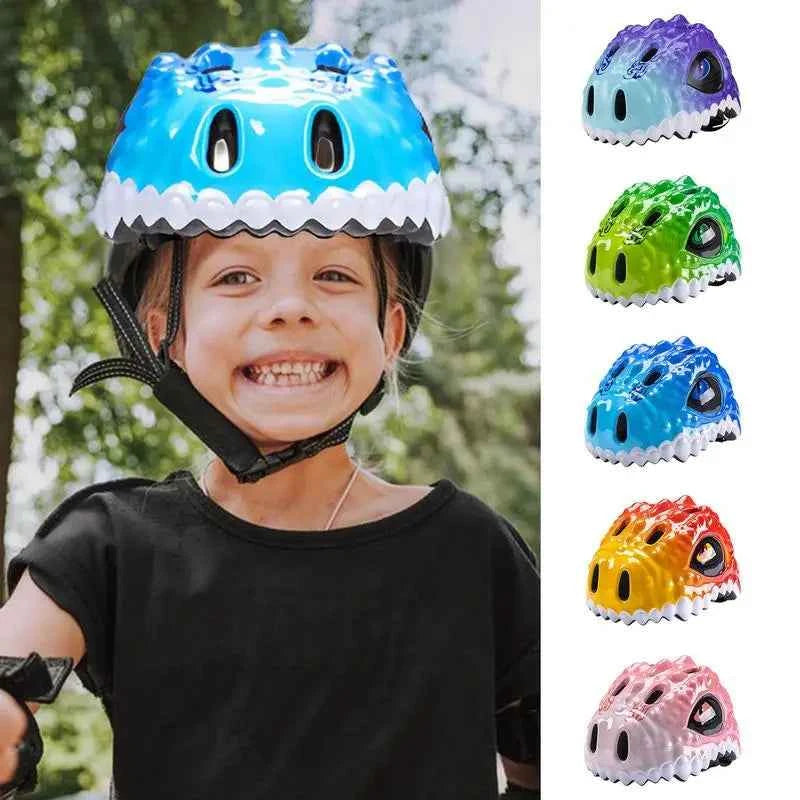 Toddler Bike Helmet Dinosaur Design – Kids Multi-Sport Protective Helmet for Bicycle, Scooter, and Skate