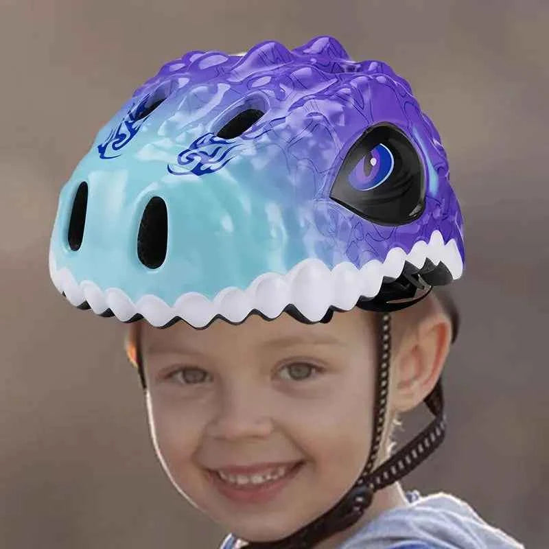 Toddler Bike Helmet Dinosaur Design – Kids Multi-Sport Protective Helmet for Bicycle, Scooter, and Skate