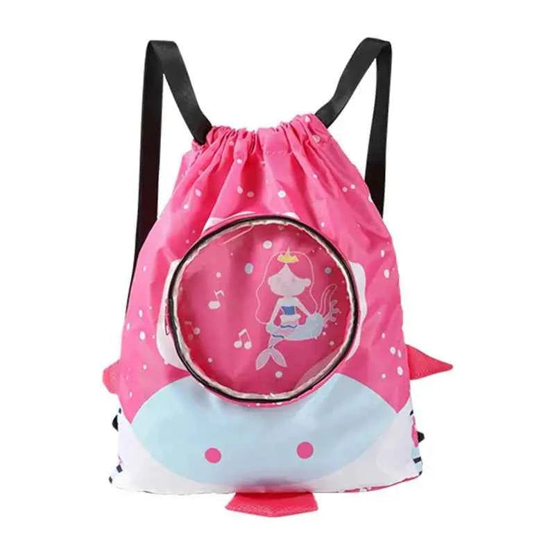 Kids Waterproof Swimming Backpack – Dry & Wet Bag Combo for Pool, Beach & Sports