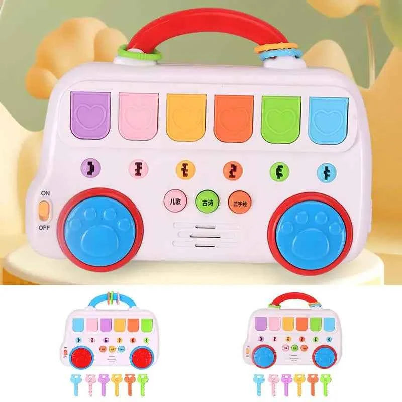 Animal Popping Musical Toy for Toddlers – Interactive Educational Color Sorting Toy for Ages 1-3