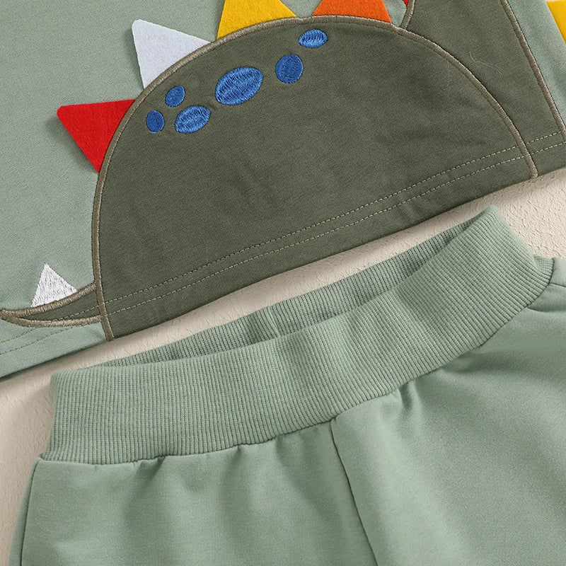 Dino Dash Summer Shorts Set (3-6Y)