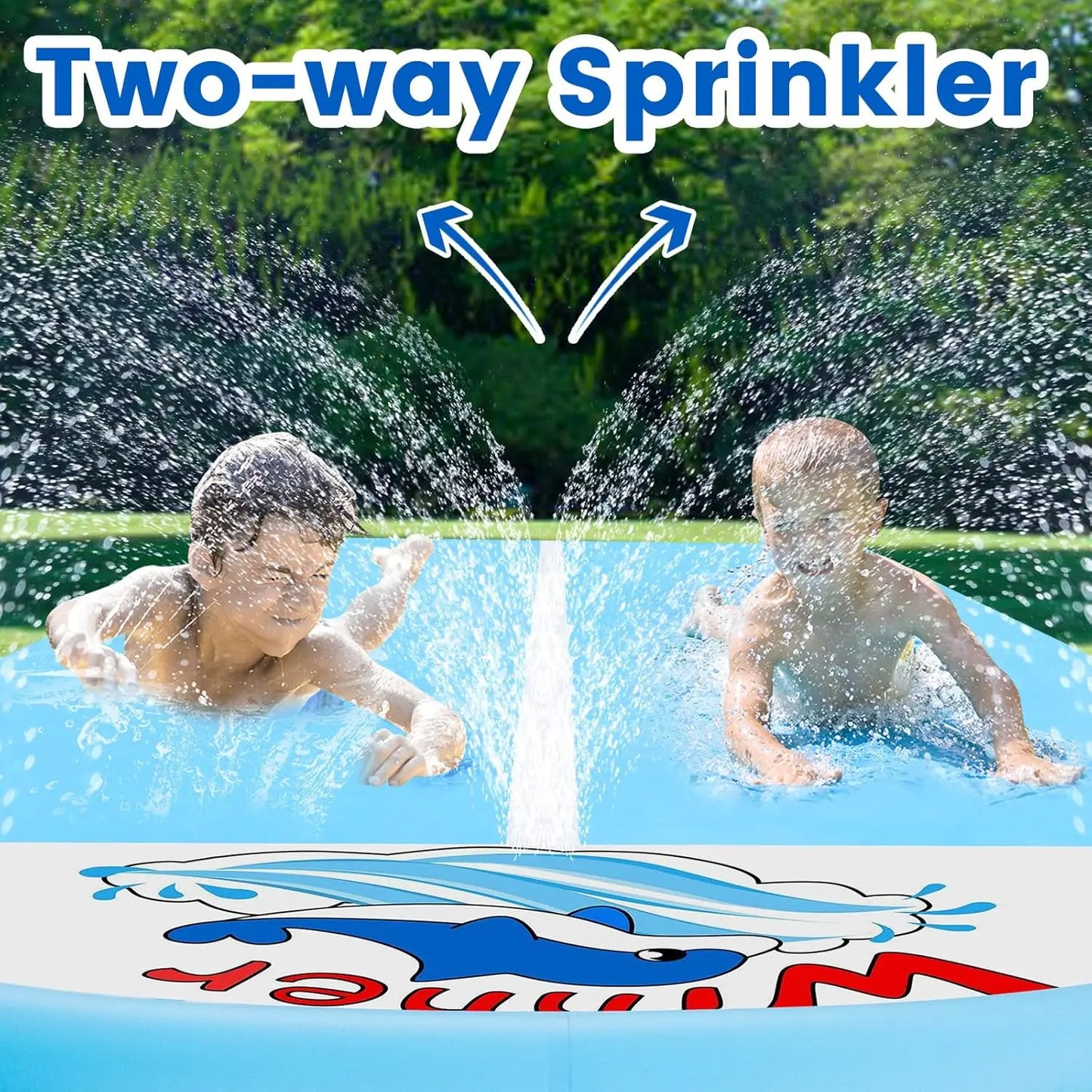 30ft Slip and Slide Water Slide for Kids & Adults – Extra Long Heavy-Duty Lawn Slide with 2 Bodyboards for Backyard Summer Fun