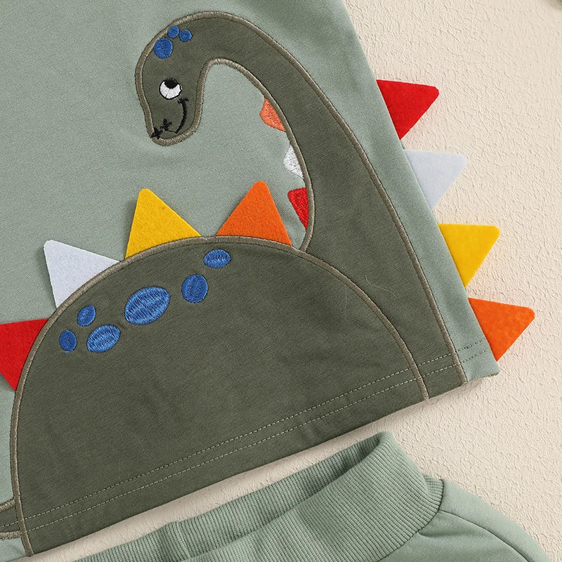 Dino Dash Summer Shorts Set (3-6Y)