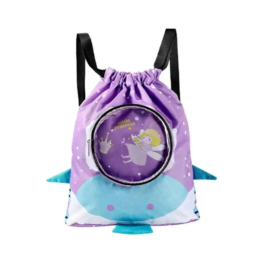 Kids Waterproof Swimming Backpack – Dry & Wet Bag Combo for Pool, Beach & Sports