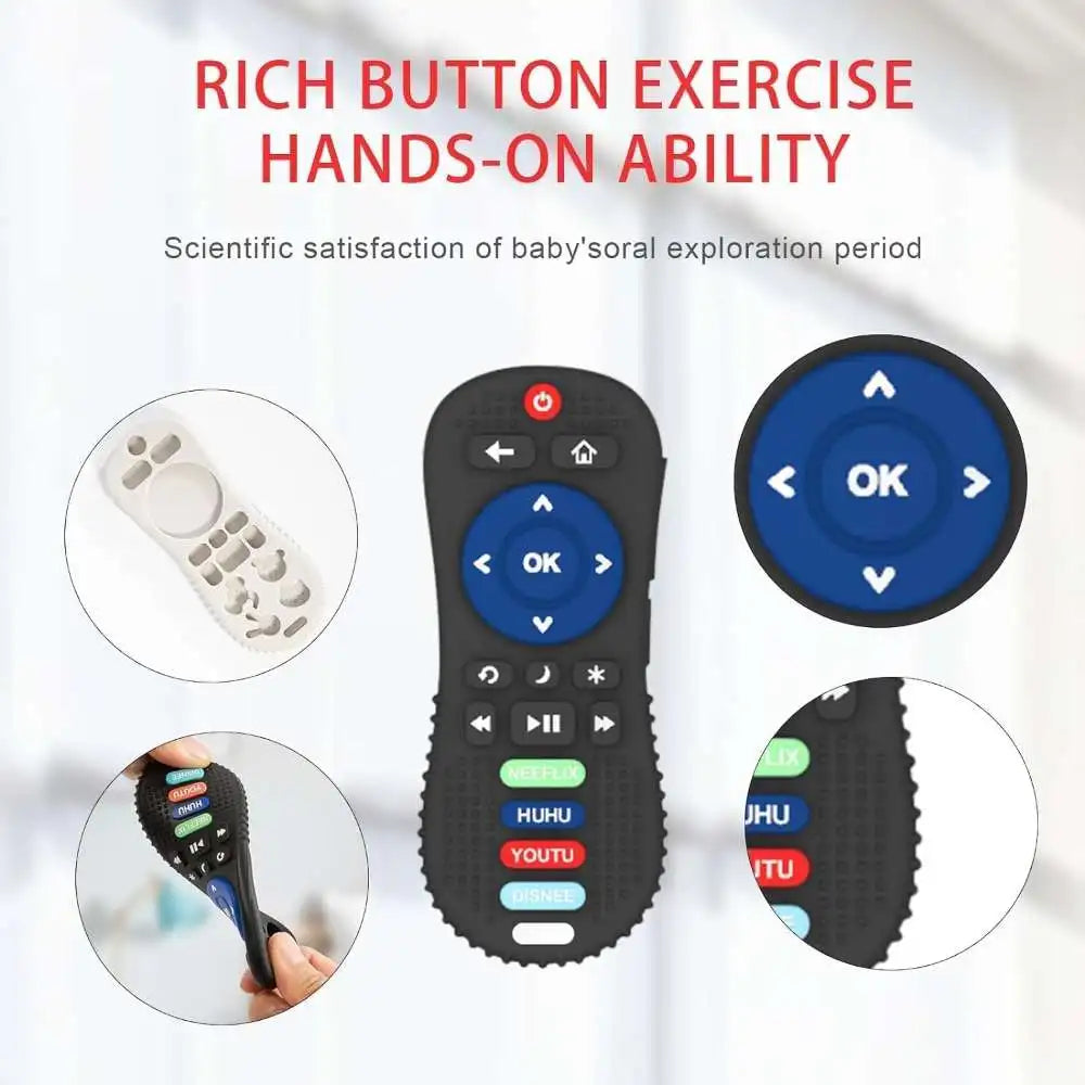 Montessori Baby Toys for 6–36 Months – Pull String Teether, Sensory Shapes, Play Phone & Remote