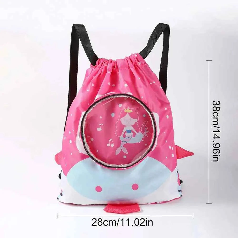 Kids Waterproof Swimming Backpack – Dry & Wet Bag Combo for Pool, Beach & Sports