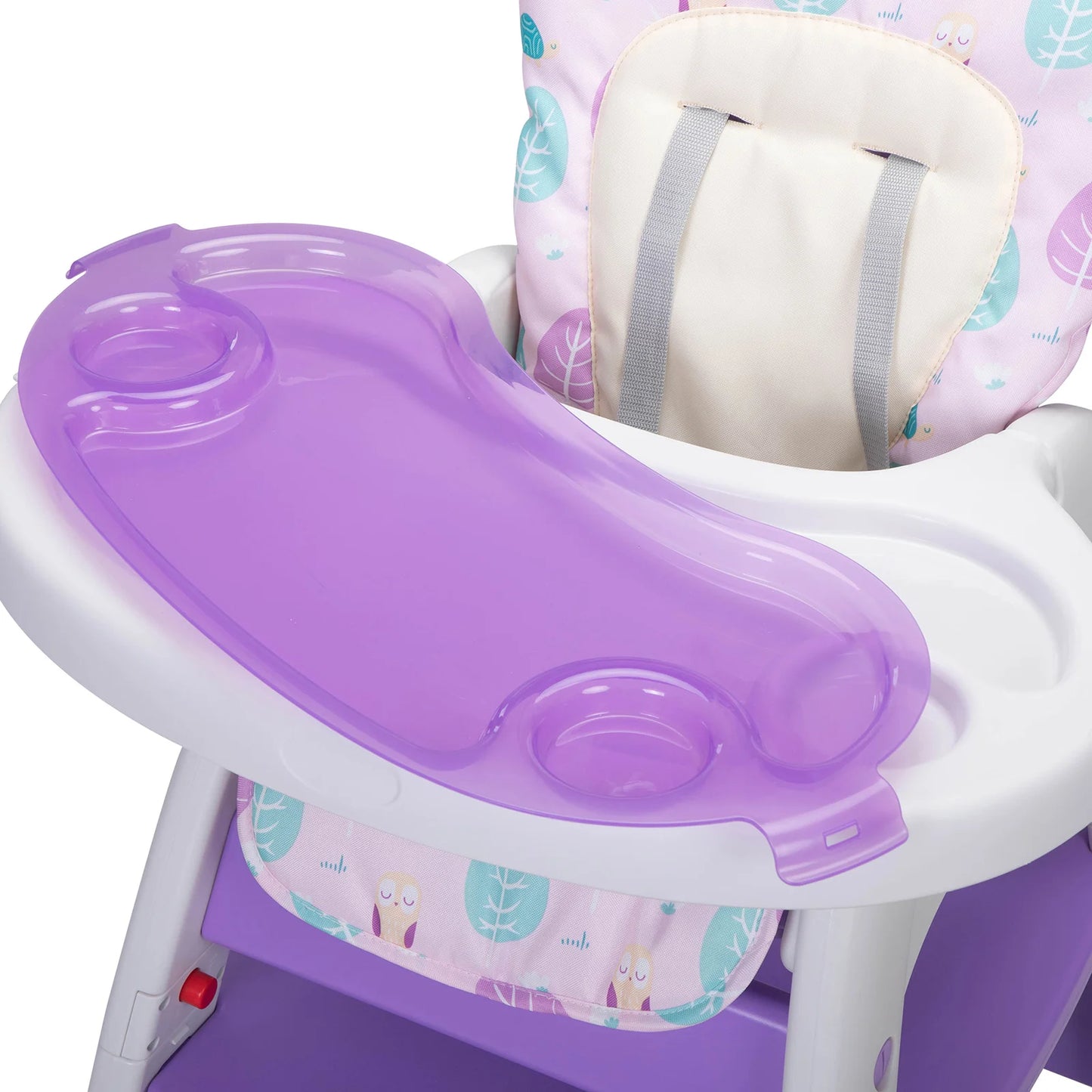 3-in-1 Convertible Baby High Chair with Booster Seat, Feeding Tray & Toddler Table Chair Set – Adjustable Backrest, Safety Belt, Easy Clean