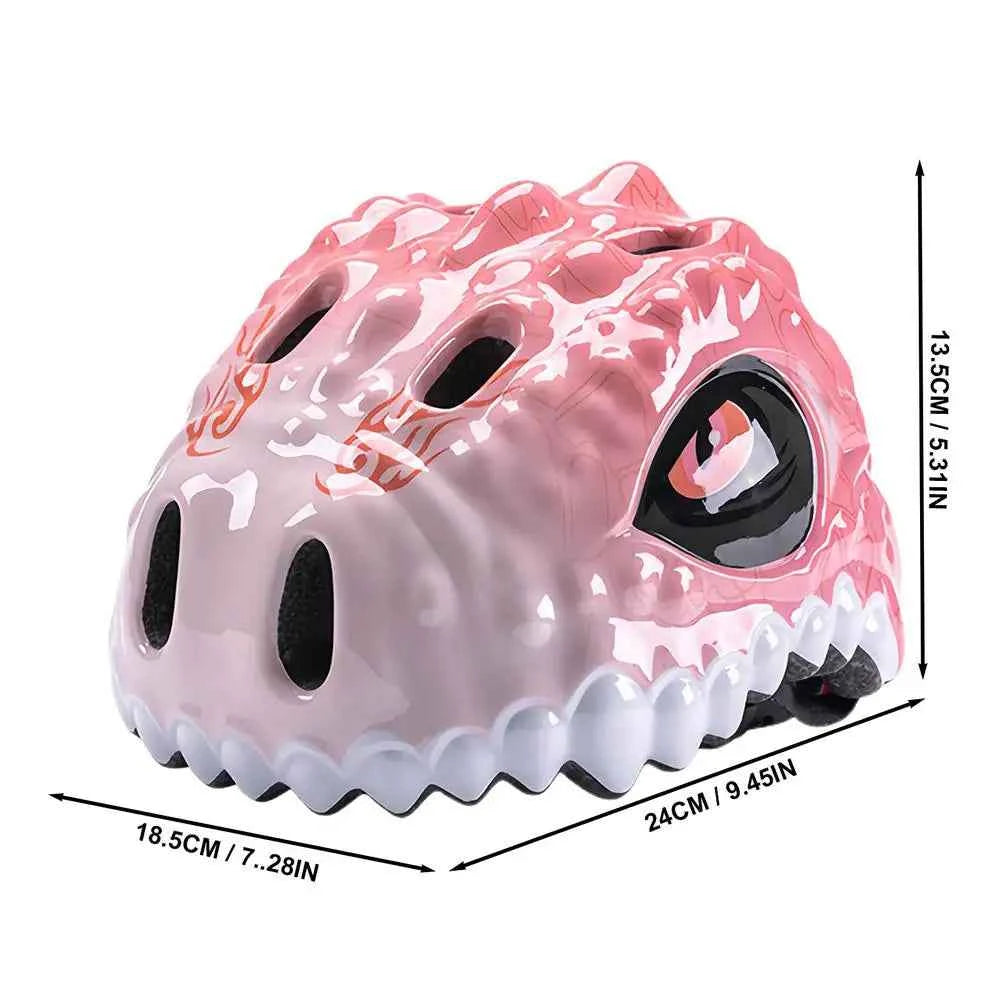 Toddler Bike Helmet Dinosaur Design – Kids Multi-Sport Protective Helmet for Bicycle, Scooter, and Skate