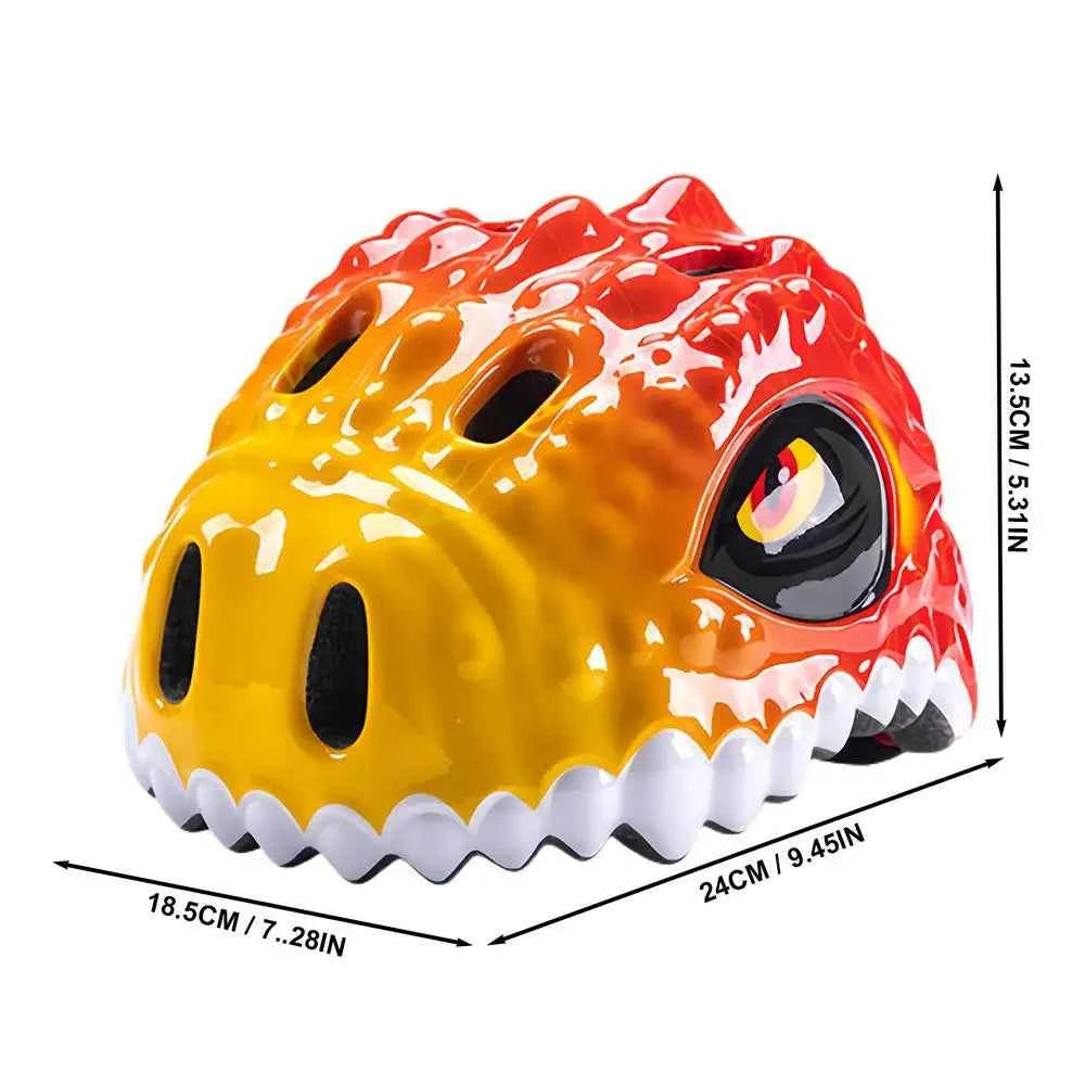 Toddler Bike Helmet Dinosaur Design – Kids Multi-Sport Protective Helmet for Bicycle, Scooter, and Skate