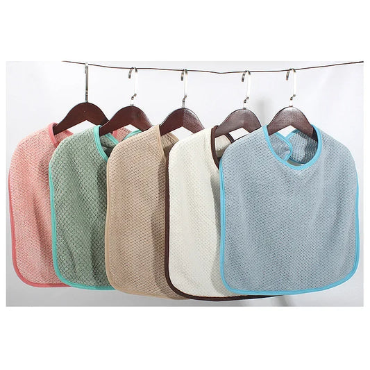 Kids Waterproof Feeding Bib – Infant & Toddler Saliva Towel, Burp Cloth & Ruffle Apron