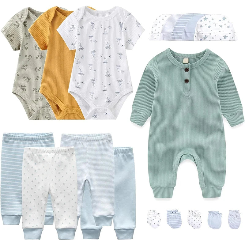Bundle of Joy 18-Piece Sleeper Set For Girls or Boys (3-6M)