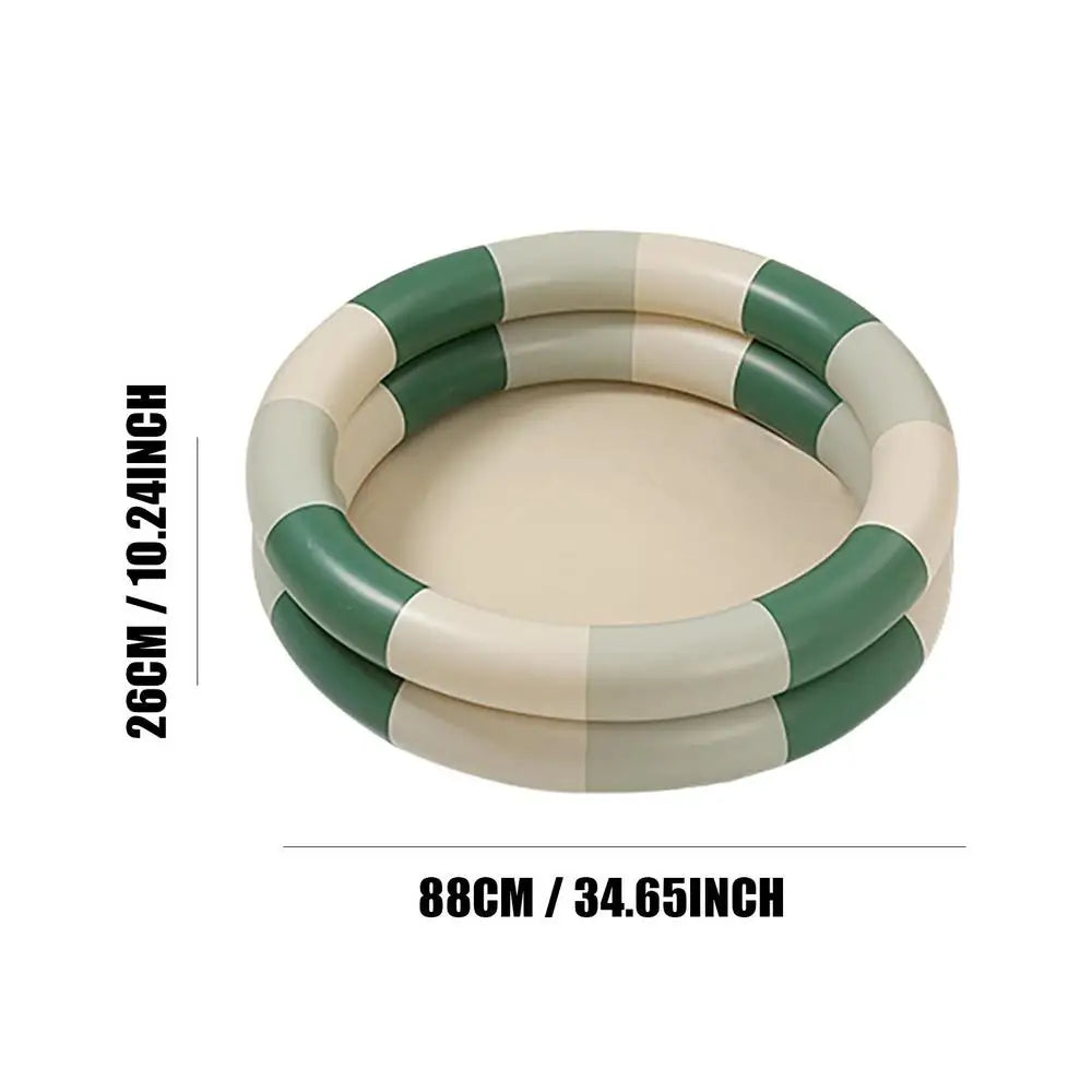 Inflatable Baby Pool – PVC Toddler Pool for Kids, Portable & Foldable Design - Haven's Heaven Boutique