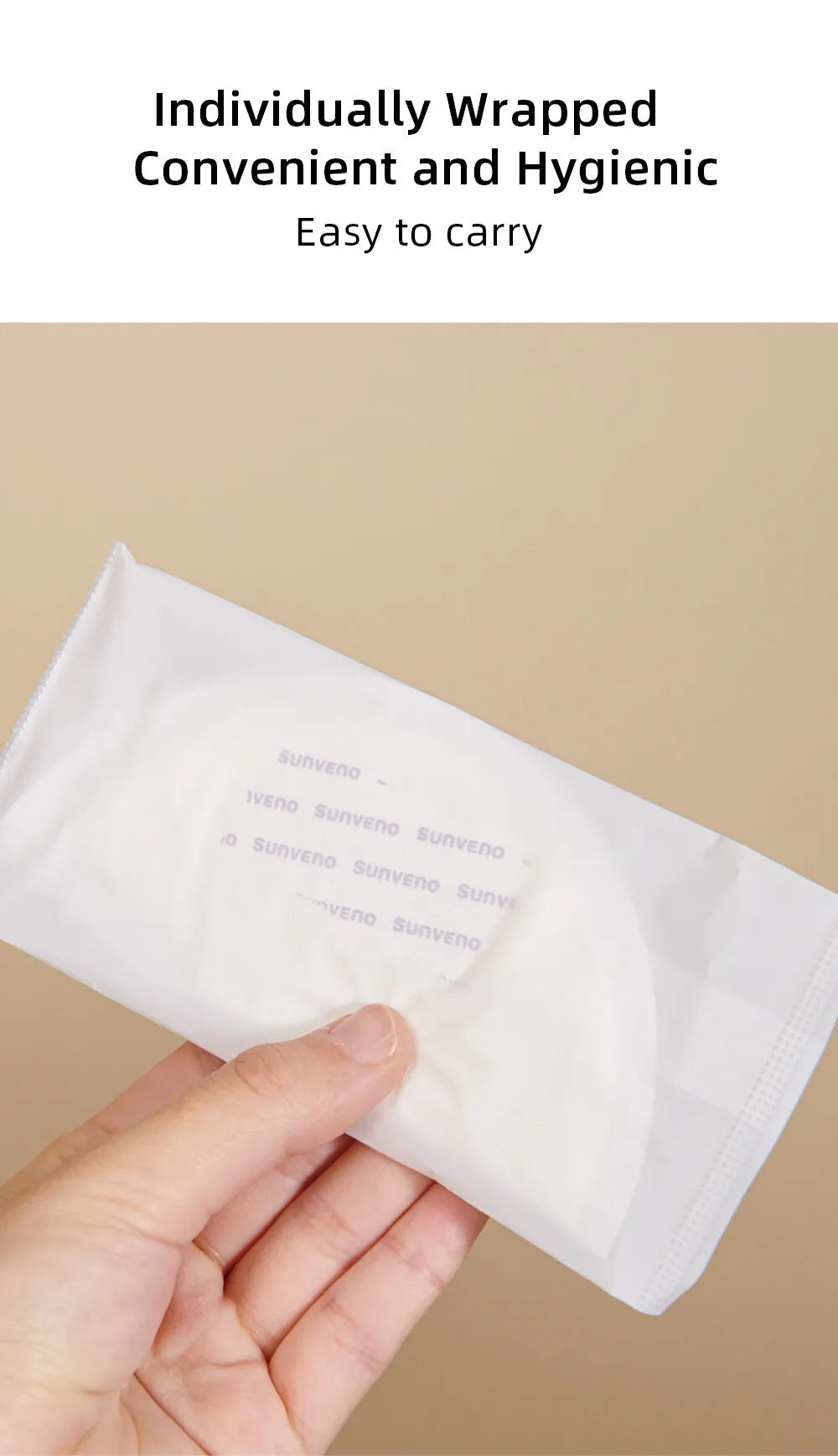 Disposable Nursing Pads – Thin, Absorbent Breast Pads for Breastfeeding Moms by SUNVENO 60/100pcs