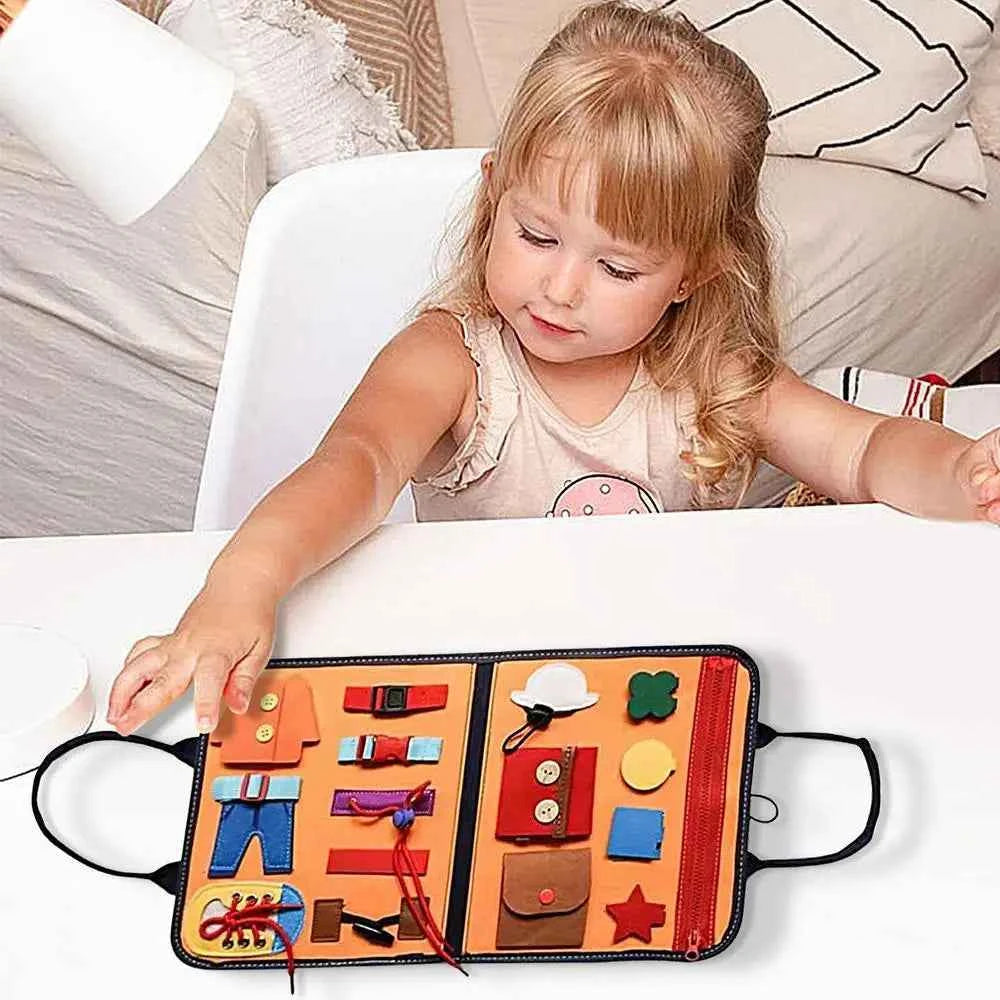 Dressing Boards For Preschool Learn To Dress Boards Sensory Quiet Books Educational Sensory Toys Easy Learning Lightweight