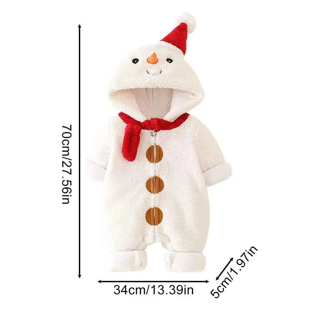 Christmas Fleece Jumpsuit for Kids – Warm Holiday Bodysuit with Full Coverage for Boys & Girls