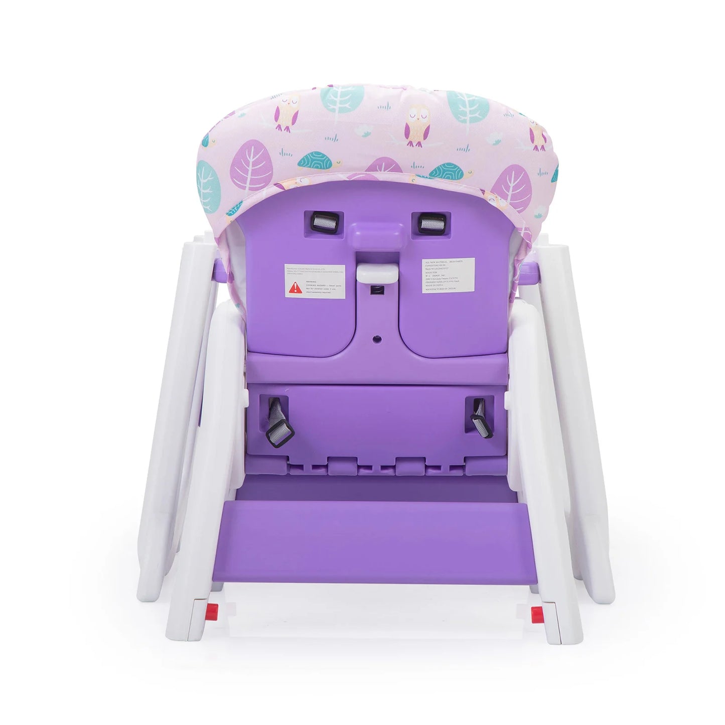 3-in-1 Convertible Baby High Chair with Booster Seat, Feeding Tray & Toddler Table Chair Set – Adjustable Backrest, Safety Belt, Easy Clean