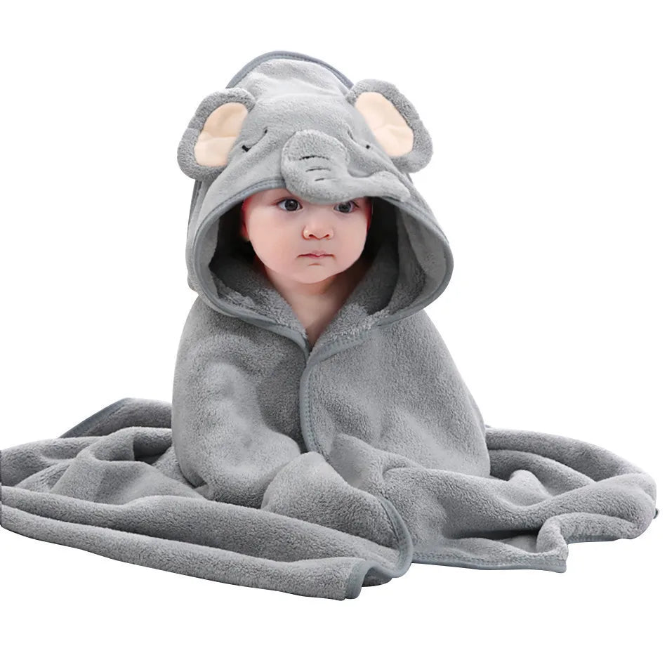 Soft Absorbent Baby Towel & Swaddle – Multi-Use Blanket for Newborns
