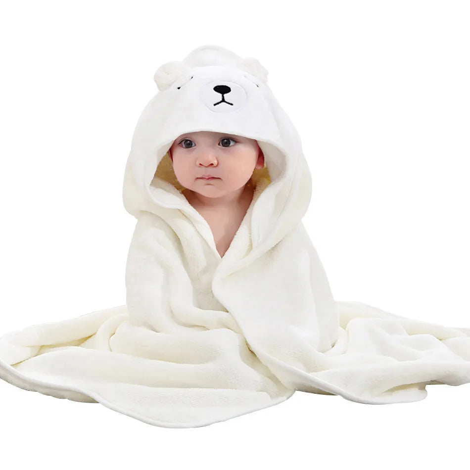 Soft Absorbent Baby Towel & Swaddle – Multi-Use Blanket for Newborns